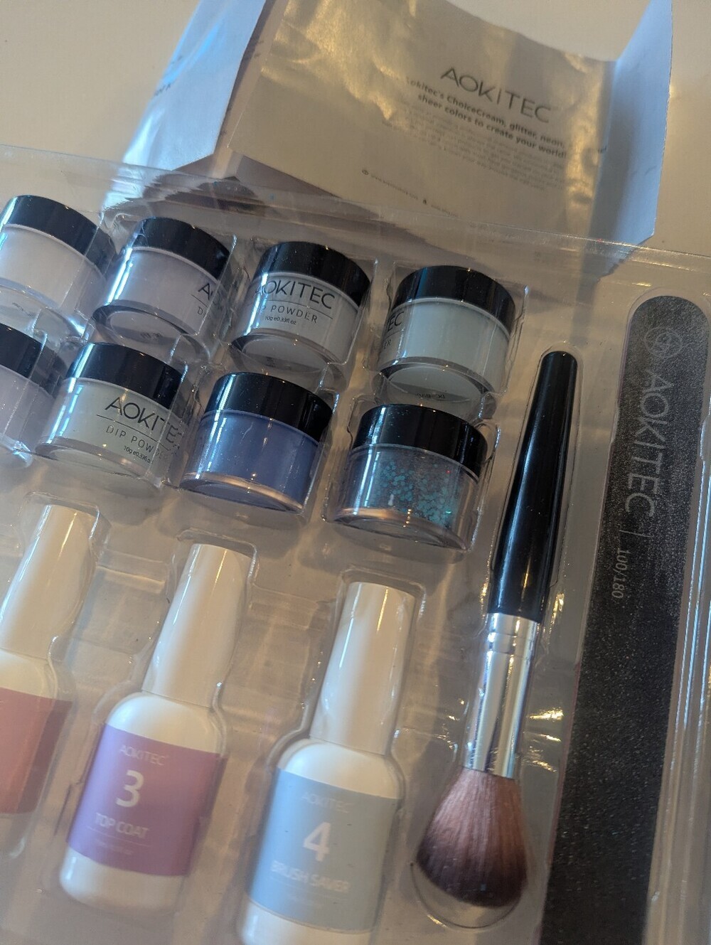 AokitEC Acrylic Nail Powder & Liquid Kit in Pastel Shades - Picture 4 of 8